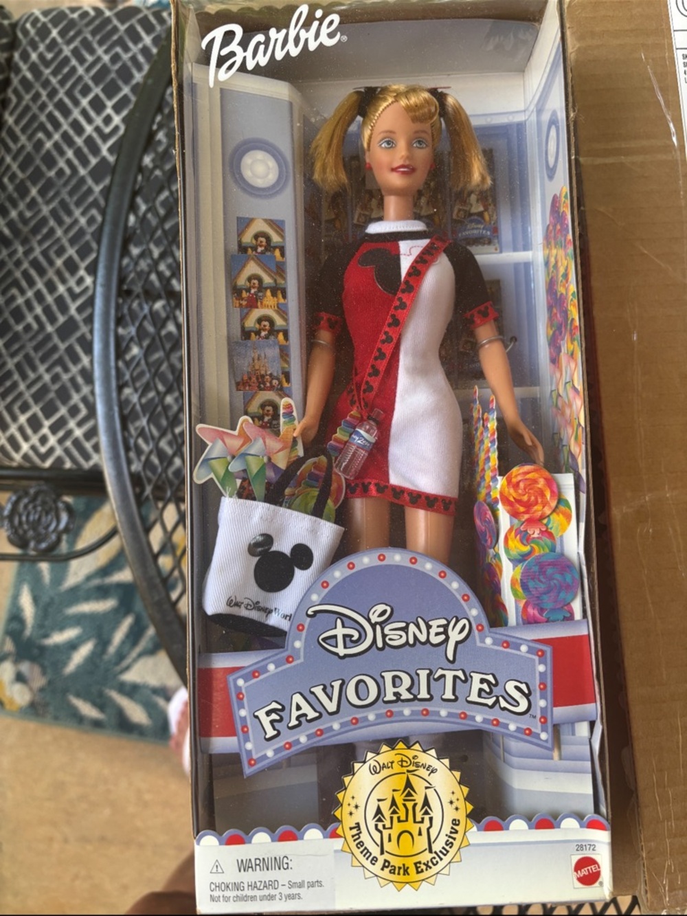 Disney Red and White Barbie doll